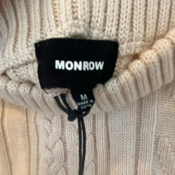 Monrow Womens Wool Cableknit NWT Skirt - Picture 6 of 8